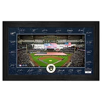 Highland Mint Milwaukee Brewers Framed 12" x 20" 2025 Signature Field Photograph - Facsimile Signatures - Limited Edition of 5,000