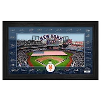 Highland Mint New York Mets Framed 12" x 20" 2025 Signature Field Photograph - Facsimile Signatures - Limited Edition of 5,000