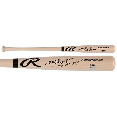 Nomar Garciaparra Boston Red Sox Autographed Blonde Rawlings Pro Bat with "97 AL ROY" Inscription