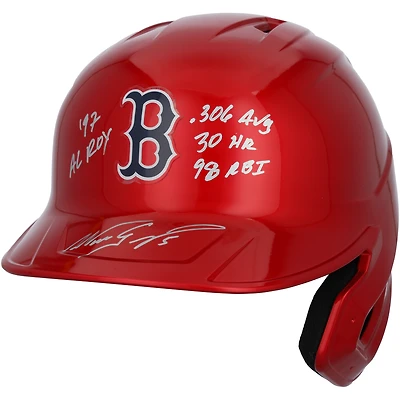 Nomar Garciaparra Boston Red Sox Autographed Alternate Chrome Replica Batting Helmet with Multiple 1997 AL ROY Inscriptions - Limited Edition of 10