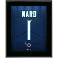 Cameron Ward Tennessee Titans 10.5" x 13" Jersey Number Sublimated Player Plaque