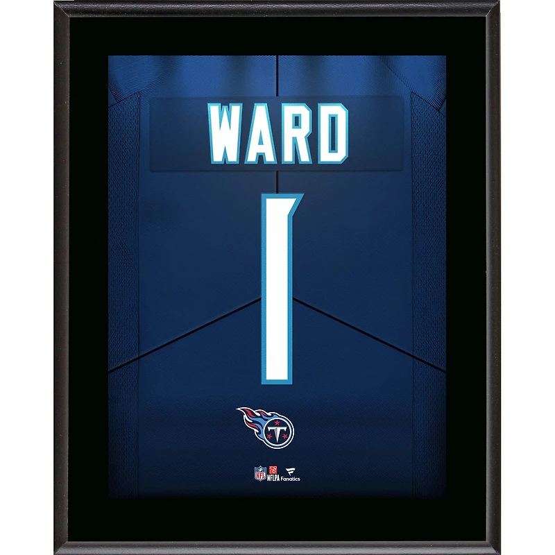 Cameron Ward Tennessee Titans 10.5" x 13" Jersey Number Sublimated Player Plaque
