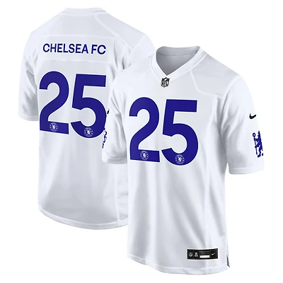 Men's Nike  White Chelsea 2025 Soccer x NFL Game Jersey