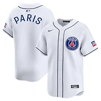 Men's Nike  White Paris Saint-Germain 2025 Soccer x MLB Limited Jersey