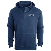 Men's Dunbrooke Navy New England Patriots Montana Raglan Thermal Hoodie
