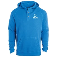 Men's Dunbrooke Royal Indianapolis Colts Montana Raglan Thermal Hoodie