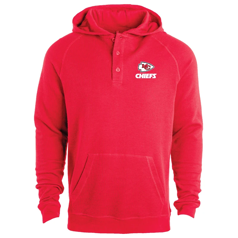 Men's Dunbrooke Red Kansas City Chiefs Montana Raglan Thermal Hoodie