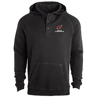 Men's Dunbrooke Black Arizona Cardinals Montana Raglan Thermal Hoodie