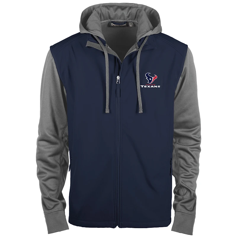 Men's Dunbrooke  Navy Houston Texans Alpha Full-Zip Jacket