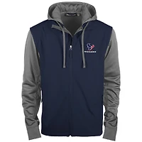 Men's Dunbrooke  Navy Houston Texans Alpha Full-Zip Jacket