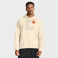 Men's Nike Cream Clemson Tigers Campus Shadow Hoodie