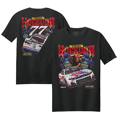 Men's Spire Motorsports Black Carson Hocevar Chili's Car T-Shirt