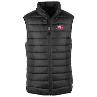 Men's Dunbrooke Black San Francisco 49ers Alberta Full-Zip Puffer Vest