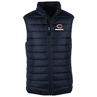 Men's Dunbrooke Navy Chicago Bears Alberta Full-Zip Puffer Vest