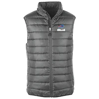 Men's Dunbrooke Graphite Buffalo Bills Alberta Full-Zip Puffer Vest