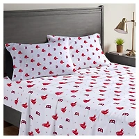 Pegasus Boston Red Sox Four-Piece Queen Sheet Set