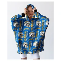 Pegasus Los Angeles Chargers 54" x 72" Homefield Repeat Logo Wearable Hoodie Blanket