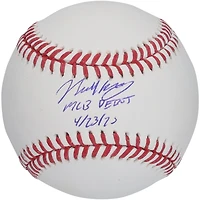 Nick Kurtz Athletics Autographed Baseball with "MLB Debut 4/23/25" Inscription