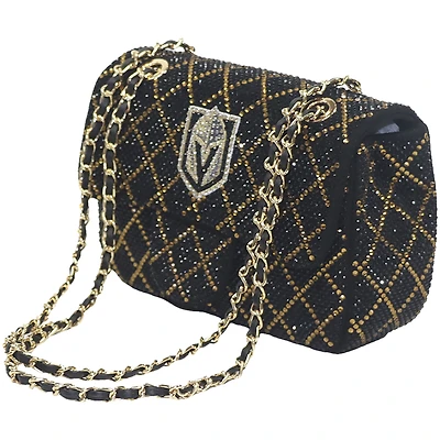Cuce Vegas Golden Knights Crystal Crossbody Purse