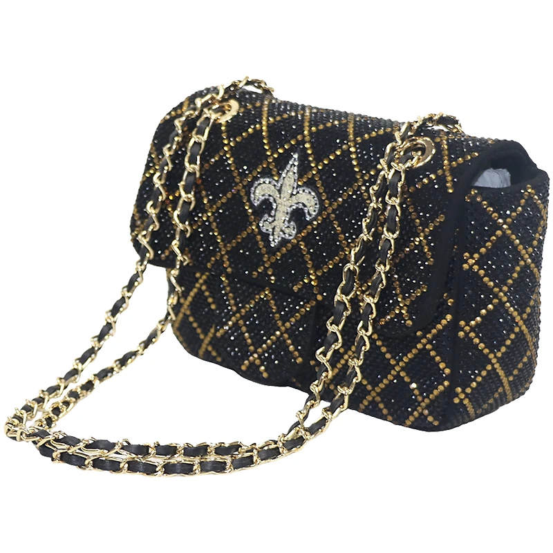 Cuce New Orleans Saints Crystal Crossbody Purse