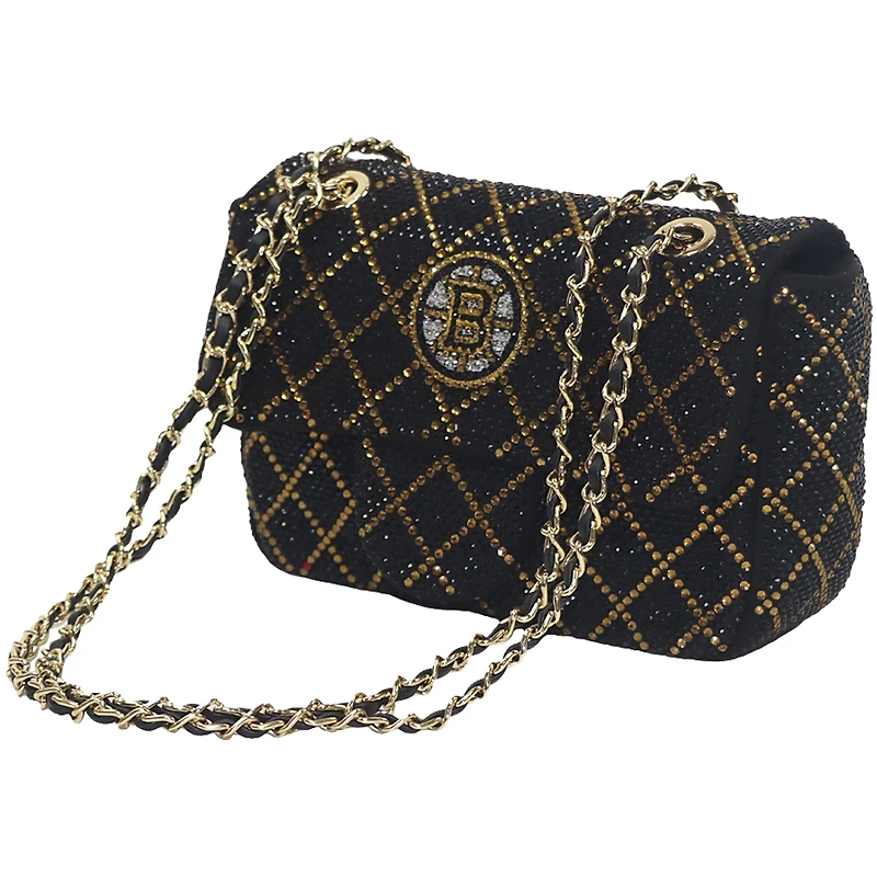 Cuce Boston Bruins Crystal Crossbody Purse