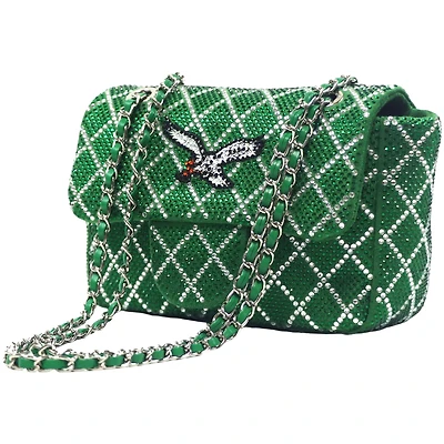 Cuce Philadelphia Eagles Crystal Crossbody Purse