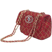 Cuce San Francisco 49ers Crystal Crossbody Purse