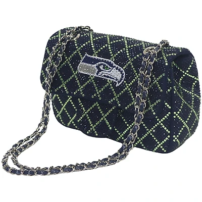 Cuce Seattle Seahawks Crystal Crossbody Purse