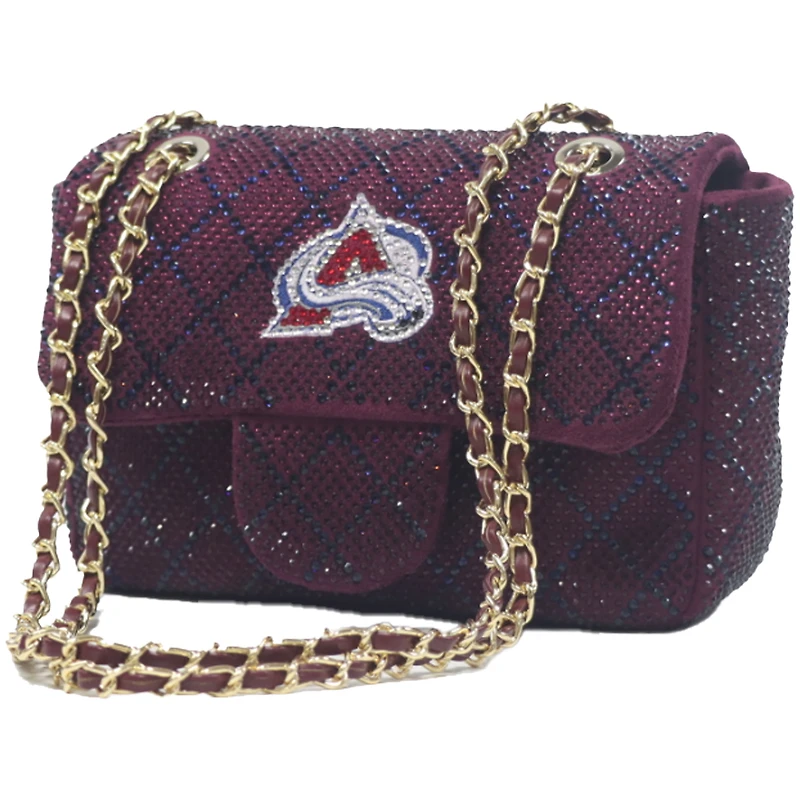 Cuce Colorado Avalanche Crystal Crossbody Purse
