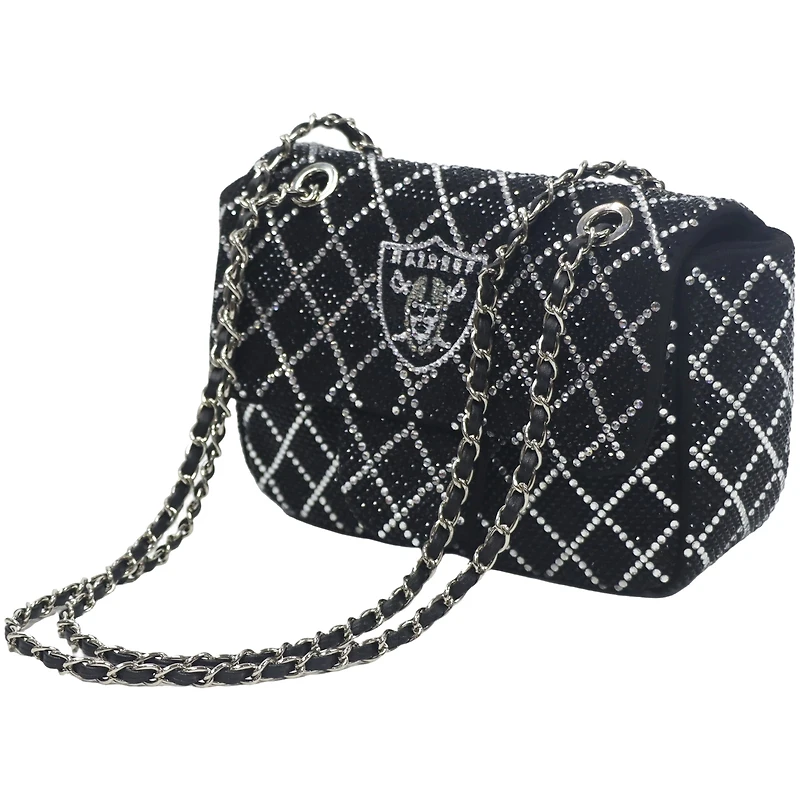 Cuce Las Vegas Raiders Crystal Crossbody Purse