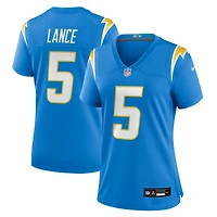 Women's Nike Trey Lance  Powder Blue Los Angeles Chargers Team Game Jersey