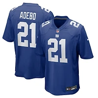 Men's Nike Paulson Adebo  Royal New York Giants Team Game Jersey