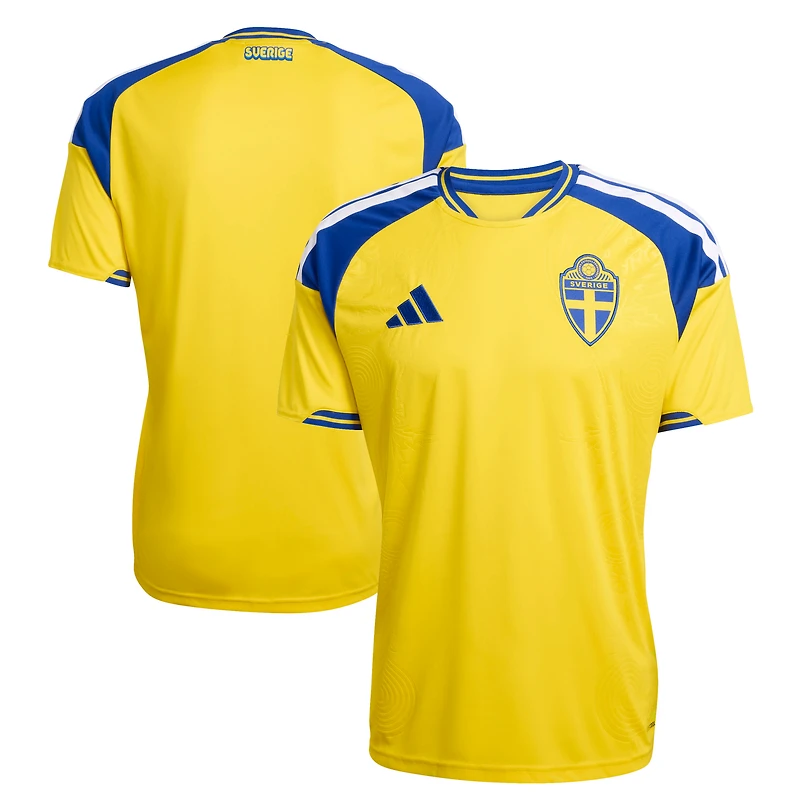 Men's adidas Yellow Sweden National Team 2026 Home Replica Jersey