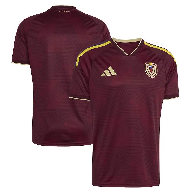 Men's adidas  Wine Venezuela National Team 2026 Home Replica Jersey