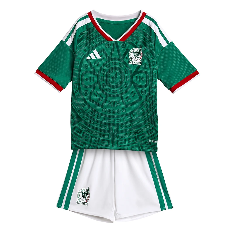 Toddler adidas Green Mexico National Team 2026 Replica Mini Kit