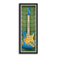Los Angeles Chargers 14" x 37" Framed Electric Guitar Print