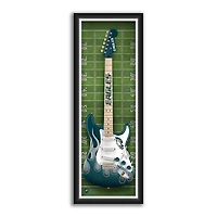 Philadelphia Eagles 14" x 37" Framed Electric Guitar Print
