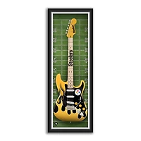 Pittsburgh Steelers 14" x 37" Framed Electric Guitar Print