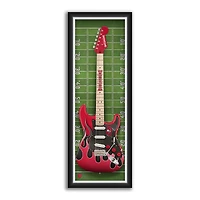 Tampa Bay Buccaneers 14" x 37" Framed Electric Guitar Print