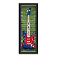 Buffalo Bills 14" x 37" Framed Electric Guitar Print