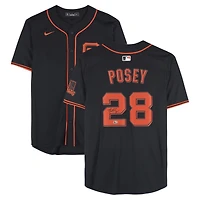 Buster Posey San Francisco Giants Autographed Black Nike Replica Jersey