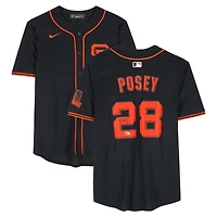 Buster Posey San Francisco Giants Autographed Black Nike Replica Jersey