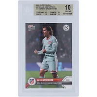 Antoine Griezmann Atletico de Madrid 2024-25 Topps Now Scores on 100th UEFA Champions League Appearance 26.11.24 #47 BGS Authenticated 10 Card - 9.5,10,10,10 Subgrades