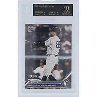 Austin Wells New York Yankees 2023 Topps Now Launches First MLB Home Run of Career 09.20.23 Black Label #899 BGS Authenticated 10 Card - 10,10,10,10 Subgrades