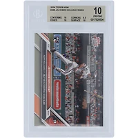 Jackson Holliday Baltimore Orioles 2024 Topps Now Happy Hollidays! 1st MLB HR is Grand Slam 07.31.24 #498 BGS Authenticated 10 Rookie Card - 10,9.5,10,10 Subgrades