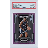 GG Jackson II Memphis Grizzlies 2023-24 Panini Prizm Purple Prizm #179 #88/99 PSA Authenticated 10 Rookie Card