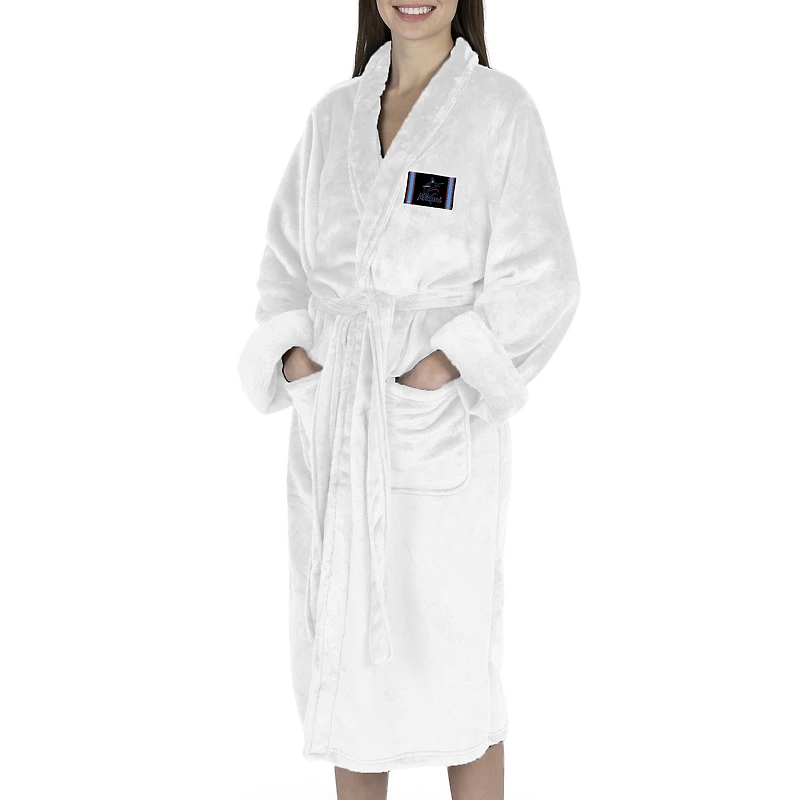 Women's The Northwest Group White Miami Marlins Silk Touch Robe