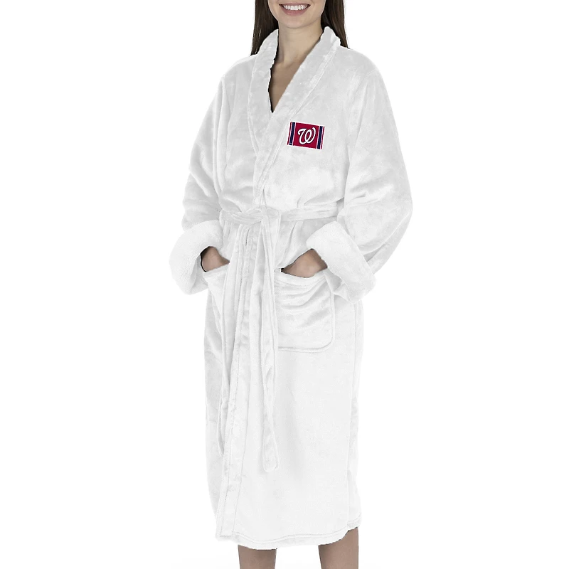 Women's The Northwest Group White Washington Nationals Silk Touch Robe