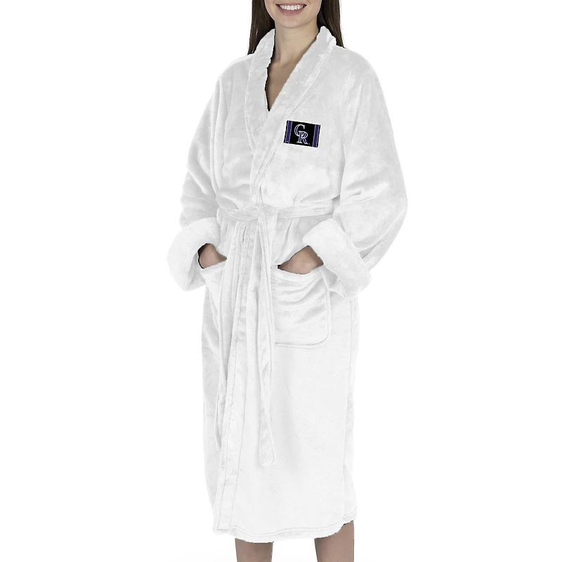 Women's The Northwest Group White Colorado Rockies Silk Touch Robe