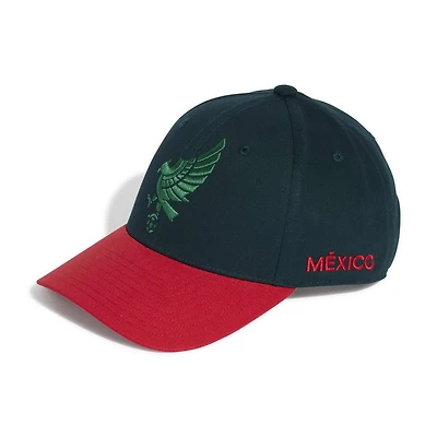 Unisex adidas  Green/Red Mexico National Team  Eagle Baseball Adjustable Hat